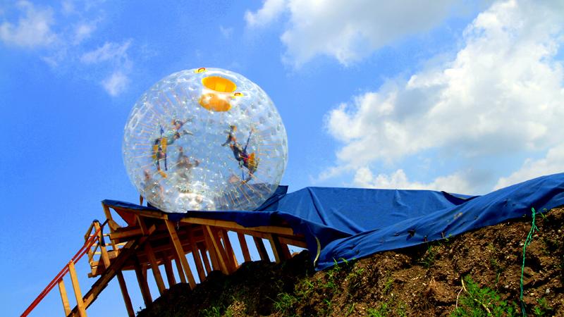 Bratislava Stag weekend adrenaline with zorbing