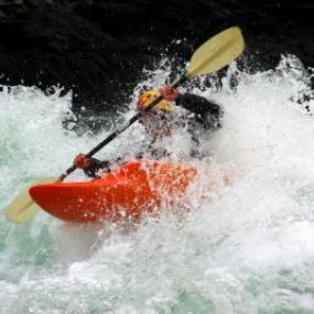 Kayaking stag activity near Bratislava