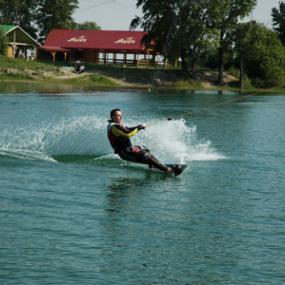 Water skiing stag activity